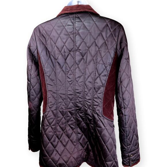 Vince Camuto Purple Burgundy Packable Quilted Jacket S - Picture 3 of 9